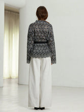 Aveloria Modichic French Style Casual Cutwork Embroidered Self-Tie Waist V-Neck Wrapped Lantern Sleev